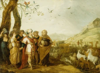 Noah and His Family Before the Embarkation into the Ark
