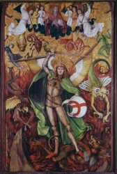 The Fall of Hell: Archangel Michael Fighting Lucifer