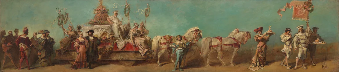 Design for the 1879 Festival Procession - The Confectioners