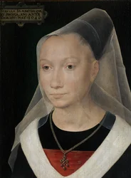 Portrait of a Young Woman (detail)