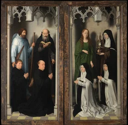 Exterior of the Triptych of Saint John the Baptist and Saint John the Evangelist