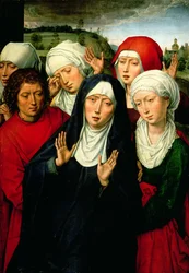 The Holy Women, right hand panel of the Deposition Diptych, c.1492-94