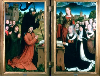Triptych of the Family Moreel, 1484