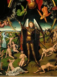 Triptych with the Last Judgement: Center Panel (Detail)