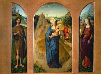 Triptych with the Madonna and Child