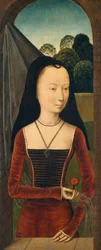 Young Woman with a Pink, ca. 1485-90