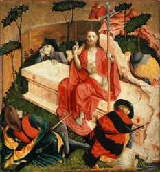 Resurrection (detail) from Wurzach Altarpiece