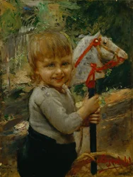 Boy with Hobby Horse