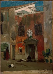 H.P. Feddersen the Younger, Campo S. Moisè, Venice