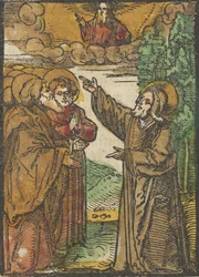 Christ Talking about His Return to the Father, from Das Plenarium
