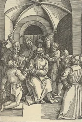 The Mocking of Christ, from Speculum passionis domini nostri Ihesu Christi, 1507