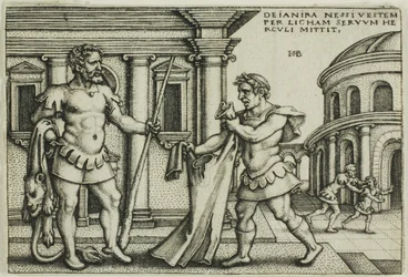 Lichas Bringing the Garment of Nessus to Hercules, from The Labors of Hercules