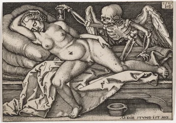 Sleeping Girl and Death, 1548
