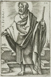 St. Jude, plate 10 from The Twelve Apostles