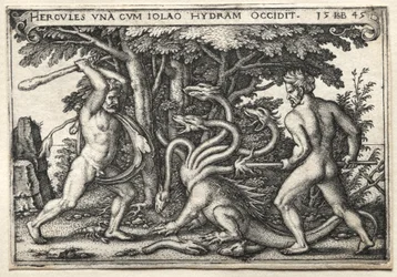 The Labors of Hercules: Hercules Killing the Lernean Hydra