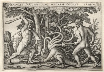The Labors of Hercules: Hercules Killing the Lernean Hydra