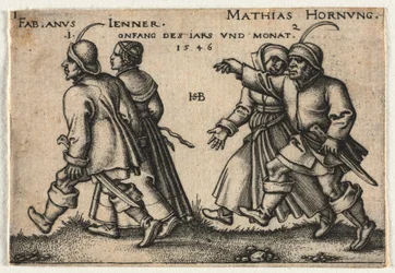 The Peasant Wedding or the Twelve Months: 1-Fabianus Jenner 2-Mathias Hornung