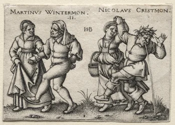 The Village Wedding: Martinus Wintermon / Nicolaus Cristmon