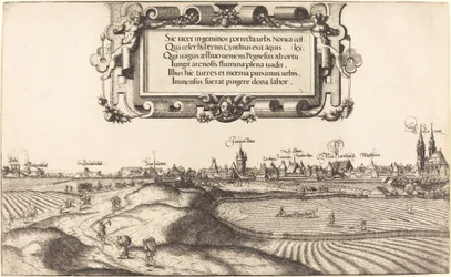 View of Nuremberg from the East (left section)