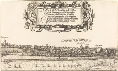 View of Nuremberg from the East (right section), 1552