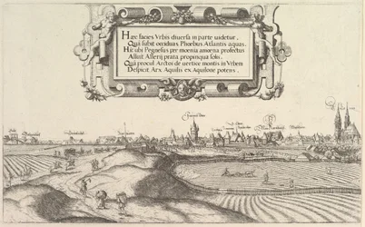 View of Nuremberg, to the East, Left Plate