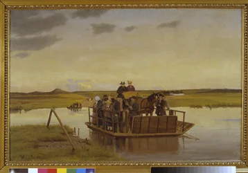 A Ferry over the Gudenå