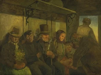 Travellers in a Third Class Compartment