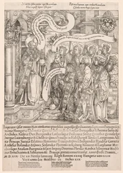 Maximilian Presented by His Patron Saints to the Almighty, 1519