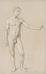 Nude Young Man