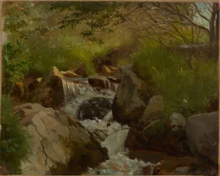 Stream Between Rocks