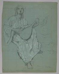 Lutenist (recto and verso)