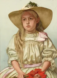 Portrait of a Girl (Ella with Straw Hat)