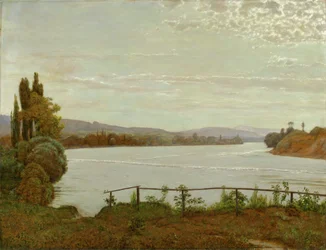 Morning on the Upper Rhine near Säckingen