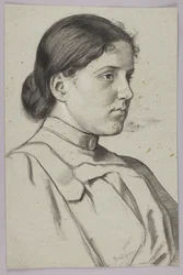 Bust of a Young Woman in Three-Quarter View