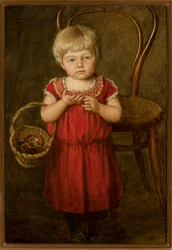 Portrait of Eli with a Basket