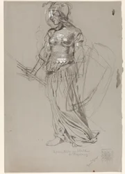 Valkyrie, Costume Study for Bayreuth