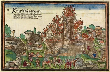 Destruction of the Krögelstein Castle by the Swabian League