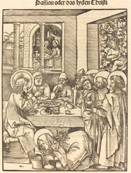 Mary Magdalen Washing Feet of Christ