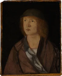 Portrait of a Young Man; (reverse) Girl Making a Garland