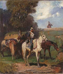 Resting Cuirassiers