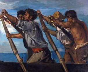 Rower. Study for the Frescoes in the Zoological Station in Naples