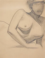 Reclining Female Model