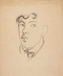 Self-Portrait with Cigarette