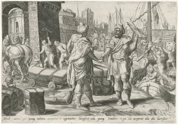 Servant with the Five Talents Trading (Parable of the Talents)