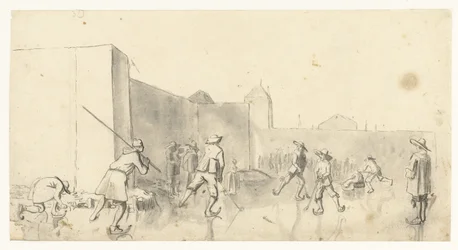 Skaters at the Zijlpoort, Haarlem