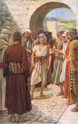 David Summoned Before Samuel (Illustration from Pictures That Teach The Crown Series, 1920)