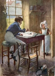 Dick Swiveller meets the Marchioness