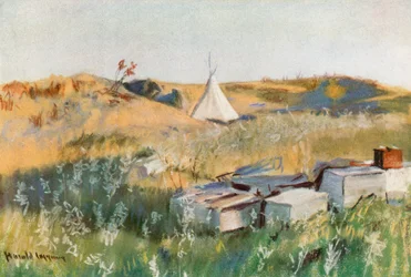 Indian Burial Ground, Blackfoot Reservation, Alberta