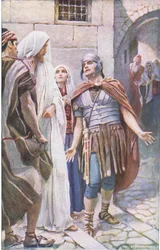 The centurion, illustration from Harold Copping Pictures: The Crown Series