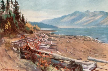View from the Shore of Kootenay Lake